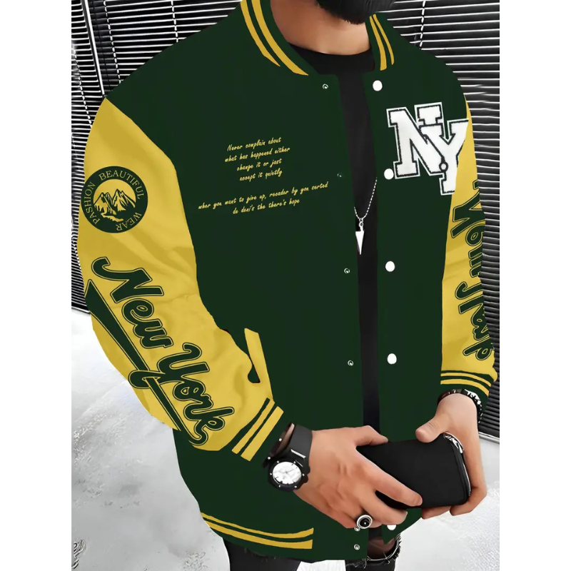 Mens Winter Jackets | Varsity Streetwear Design | Classic Mens Clothing