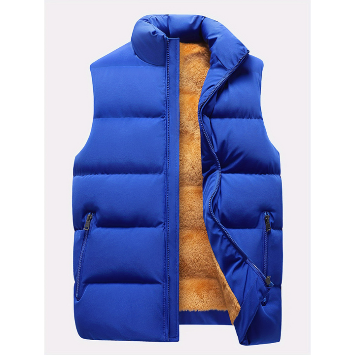 Men’s Modern Puffer Vest | Regular Fit | Zip Closure | Winter