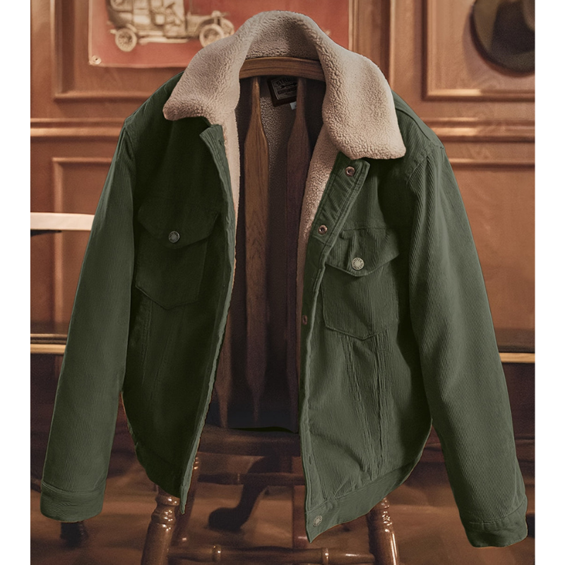 Men’s Jacket | Vintage | With Buttons Easy Fit | Winter