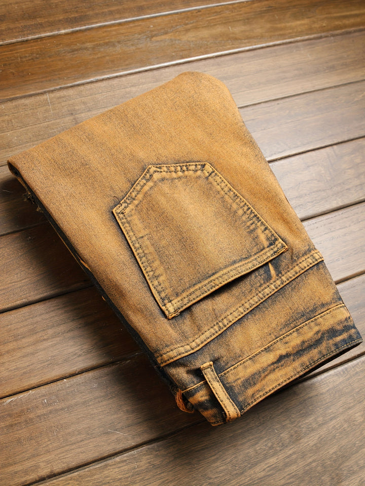 Men’s Jeans | Ripped & Patched Design | Street Style Trend | Ombre Denim
