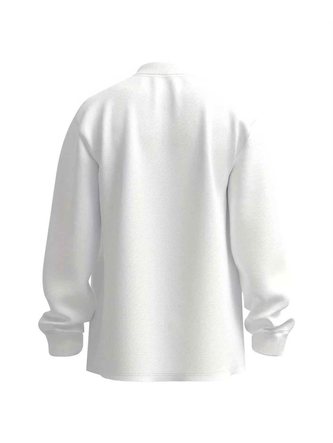 Men's Mock Neck T-shirt | Long Sleeves | Stretch & Breathable | Trendy & Casual | Spring