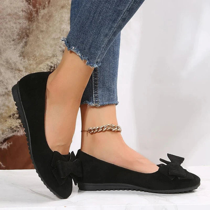 Ballet flats for women | Flat sole & Slip-on | Decorative bow | Comfortable & stylish