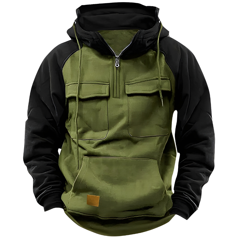 Men’s Hoodie | Premium | With Hood Half Zip | Winter