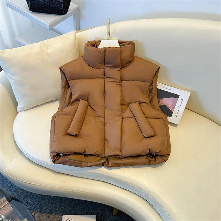Women’s Gilet | Lightweight Padded Vest | High Collar Sleeveless Clothing