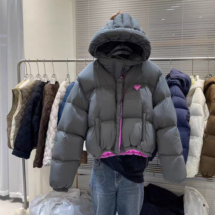 Women’s Jackets | Adjustable Hooded Puffer Jacket | Modern Winter Clothing