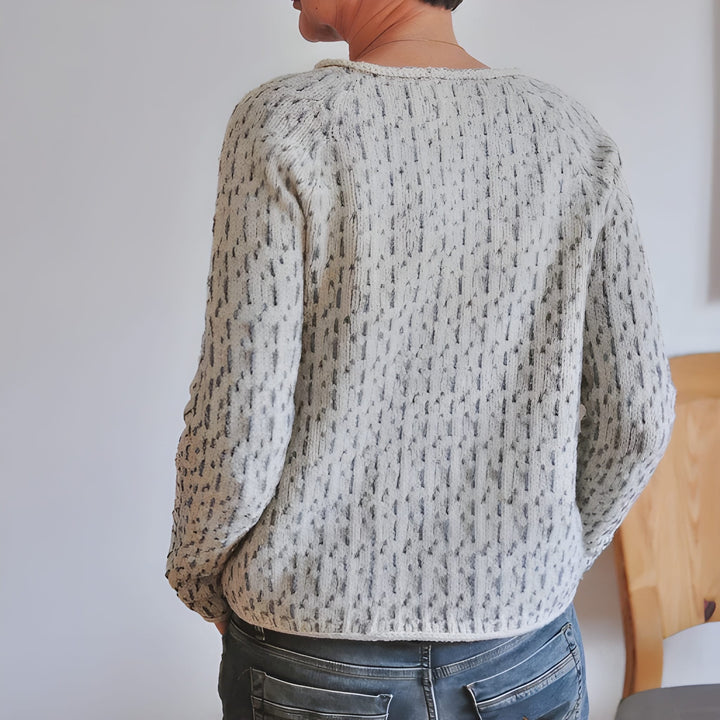 Women’s Knitted Sweater | Boat Neck Design | Loose Fit | Casual and classic | Polyester