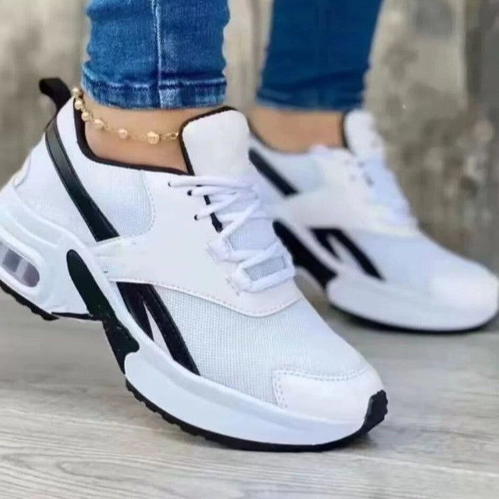 Women’s Trainers | Round Toe Sneakers with Bow | Comfortable Shoes
