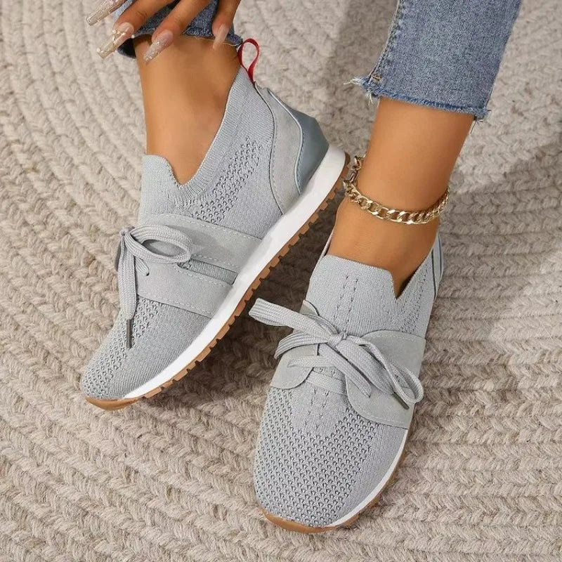 Women’s Trainers | Lightweight Knitted Sneakers | Slip-On Shoes