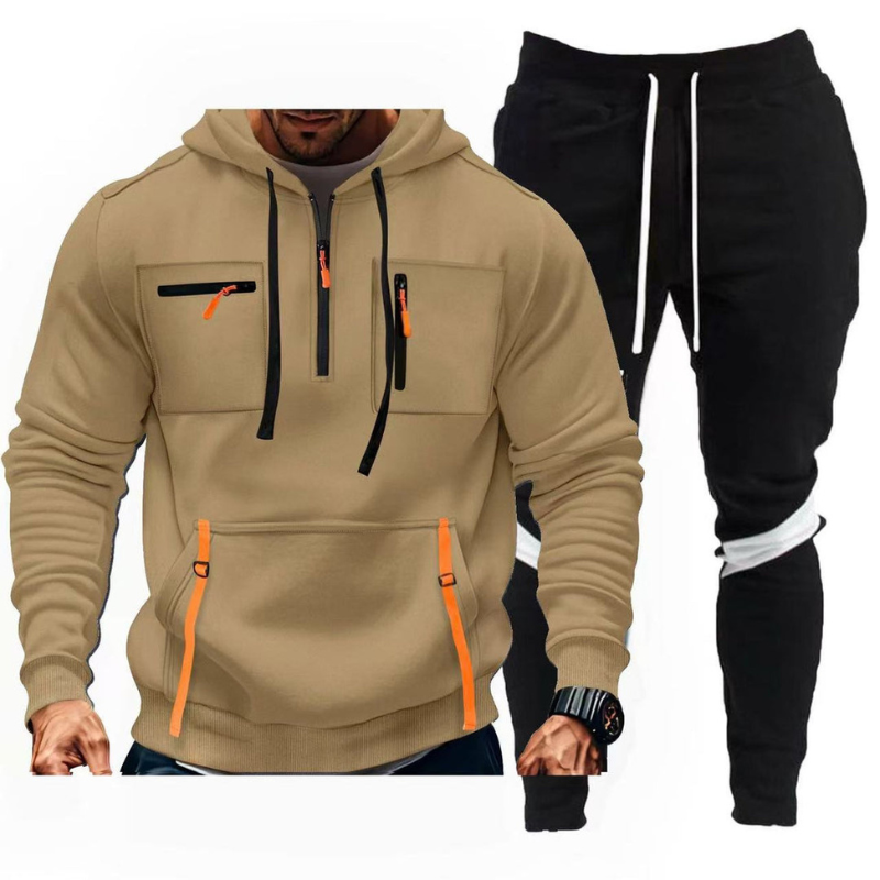 Men’s Tracksuit | Slim Fit | With Hood | Winter