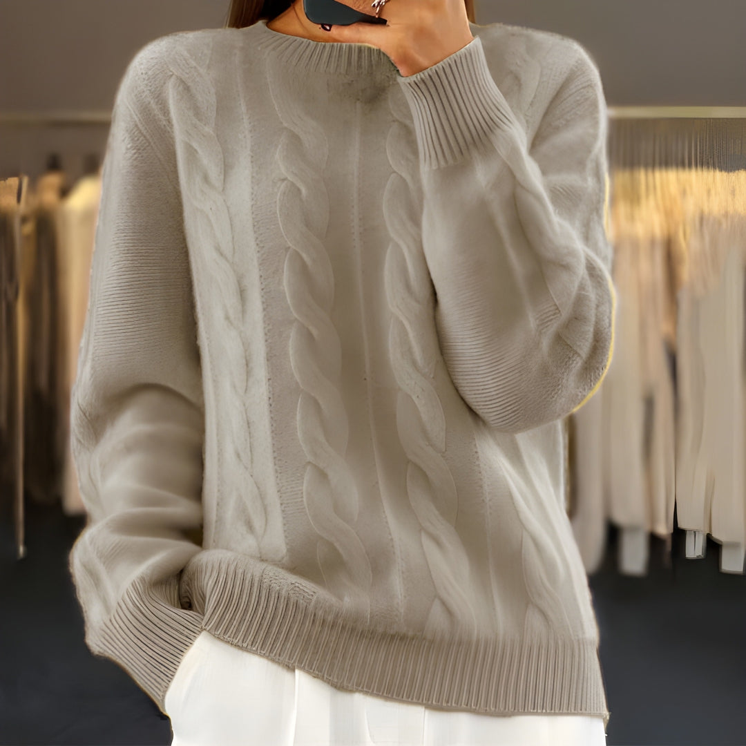 Women’s Jumper | Winter Knitted Sweater | Round Neck