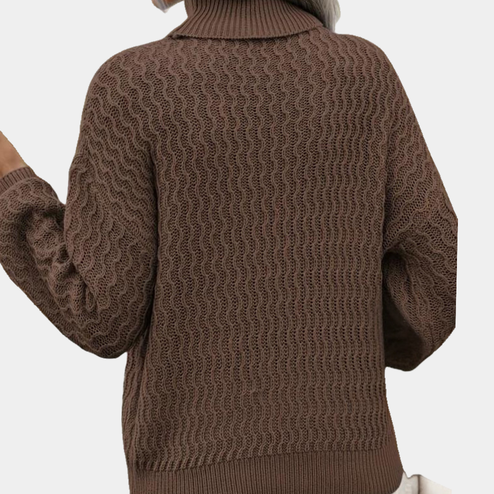 Women’s Jumper | Twisted Knit | Elegant & Warm | Synthetic Fibre