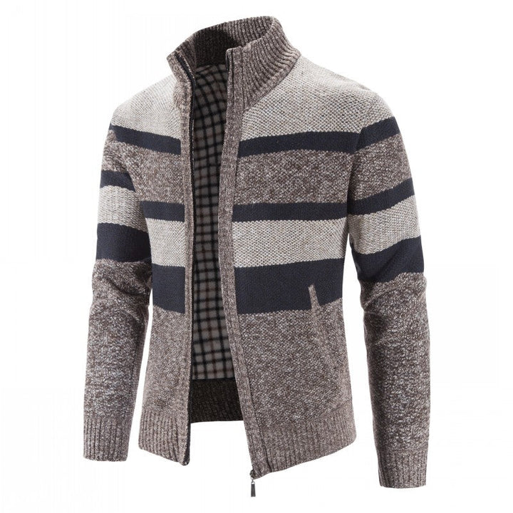 Mens Winter Jackets | Warm Zip Knit Jacket Style | Everyday Mens Clothing