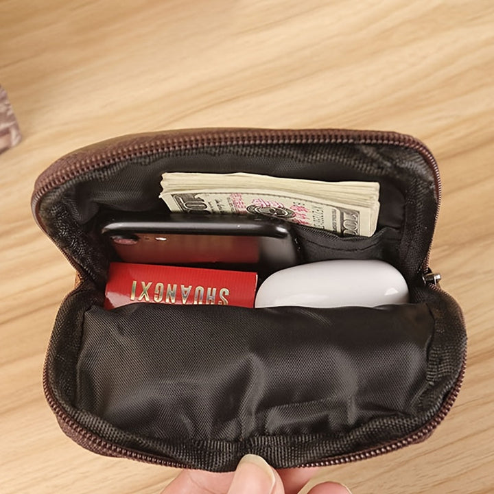 Men’s Crossbody Bag | Genuine Leather | Compact & Functional | Multiple Zipped Compartments