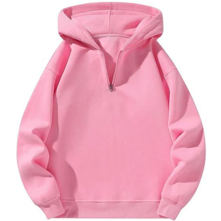 Men's Sweatshirt | Hooded Half Zip | Casual Mens Clothing