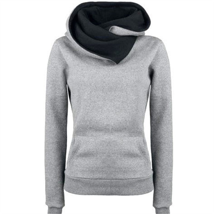 Womens Jumpers | Clothing Hoodie | Asymmetrical Winter Design