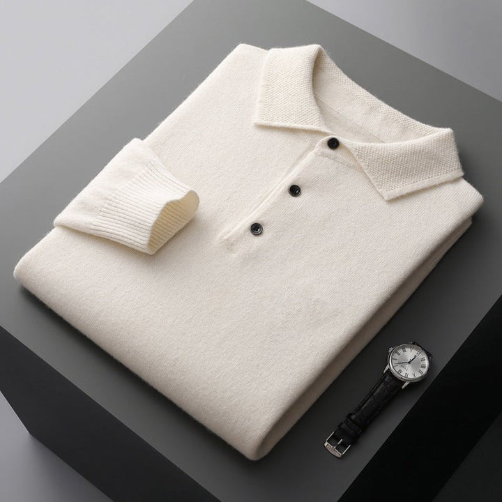 Men's Jumper | Classic Knit Polo Style | Stylish Mens Clothing