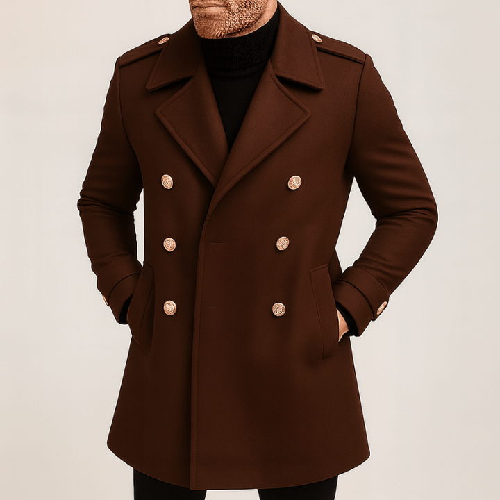 Men’s Coats | Double-Breasted Peacoat | Modern Mens Clothing