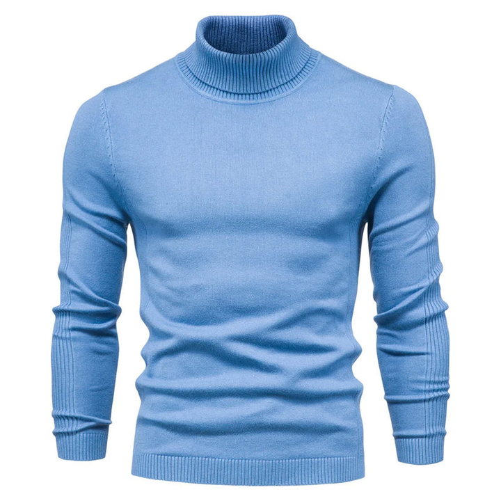 Mens Jumpers | Slim Ribbed Turtleneck Knit | Modern Mens Clothing