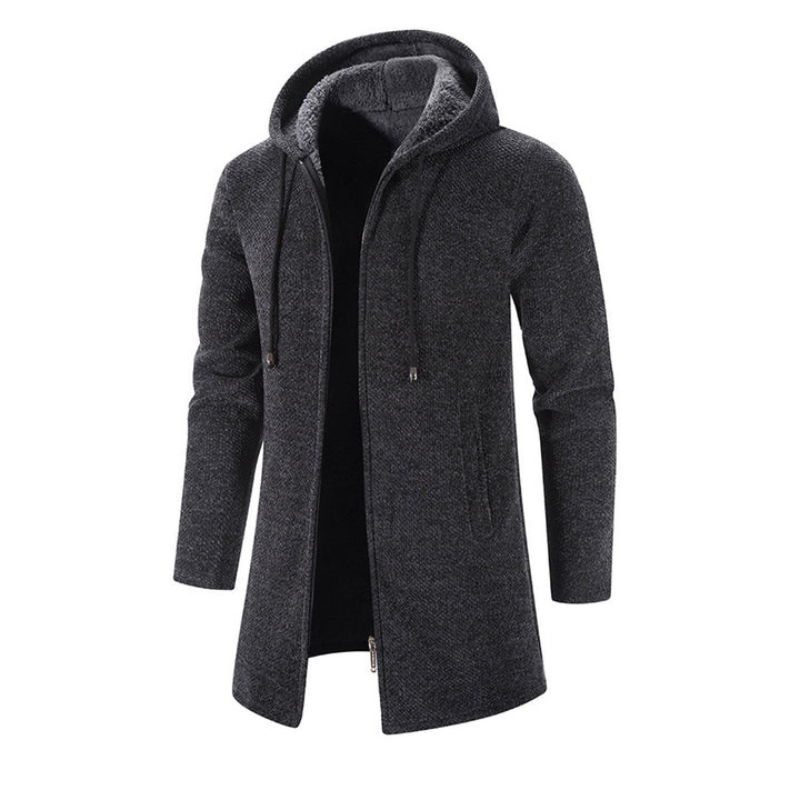 Men’s winter Jacket | Hooded Cardigan Zip Outerwear | Casual Daily Wear