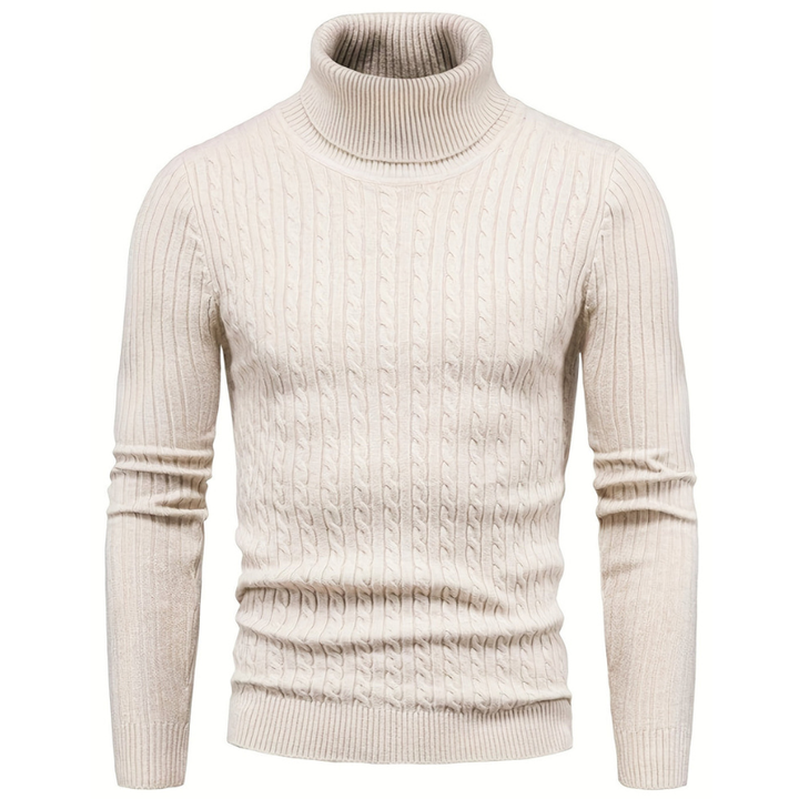 Men’s Sweatshirt | Slim Turtleneck Knit | Classic Mens Clothing