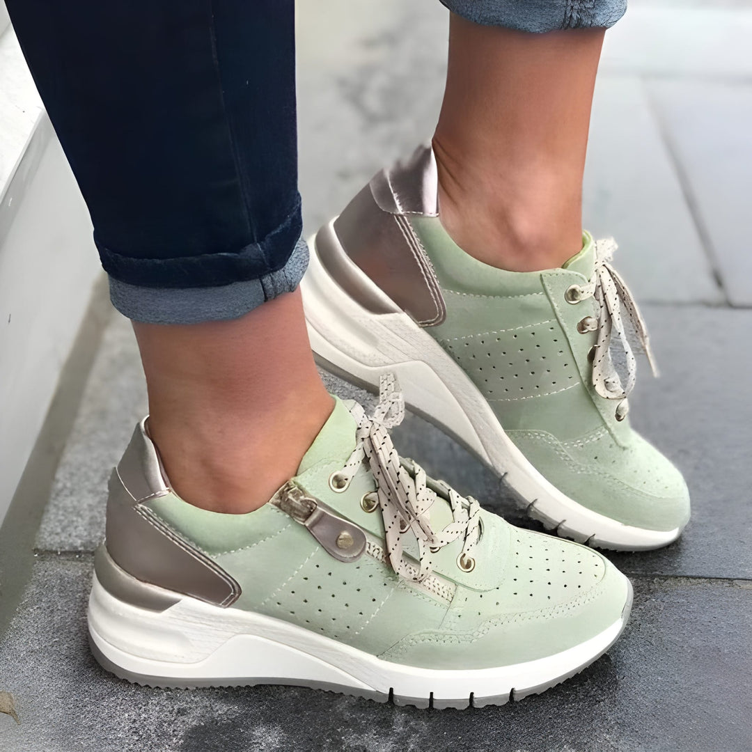 Women’s Walking Shoes | Cushioned Support | Lightweight & Flexible | Mesh/PU