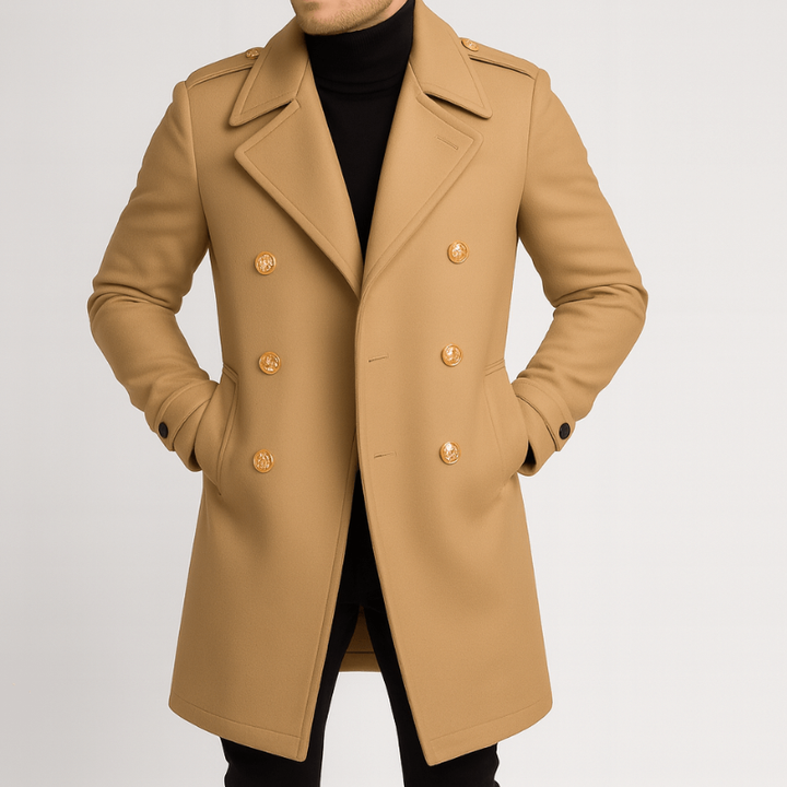 Men’s Coats | Double-Breasted Peacoat | Modern Mens Clothing