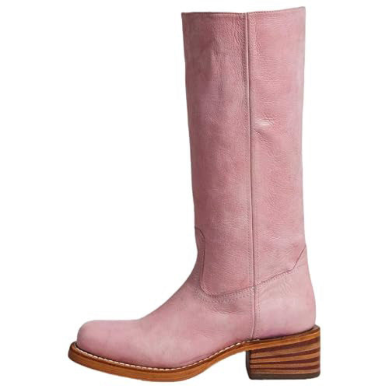 Knee High Boots | Western Block Heel | Womens Elegant Designer Shoes