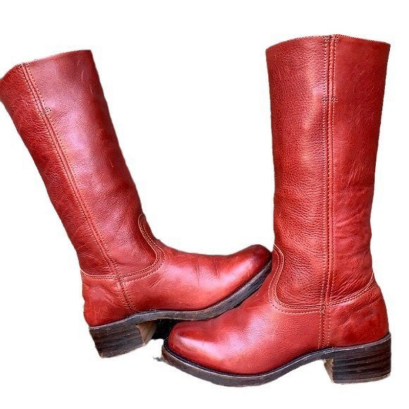 Knee High Boots | Western Block Heel | Womens Elegant Designer Shoes