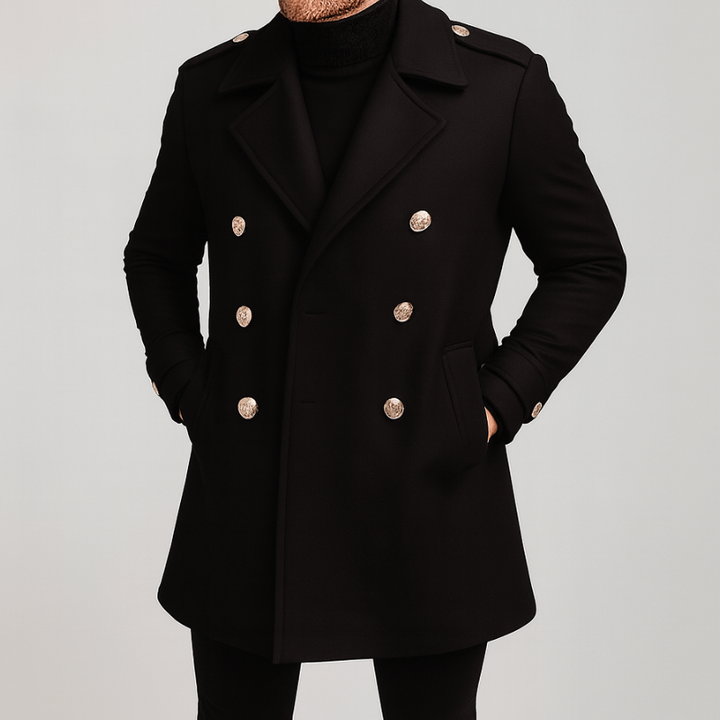 Men’s Coats | Double-Breasted Peacoat | Modern Mens Clothing