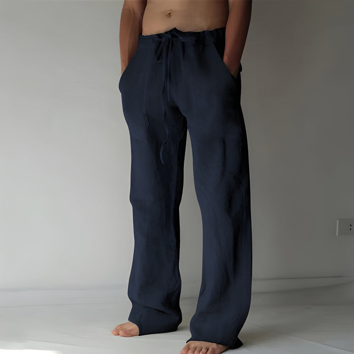 Men's Linen Trousers | Casual Summer Fit | Lightweight & Breathable | Premium Cotton