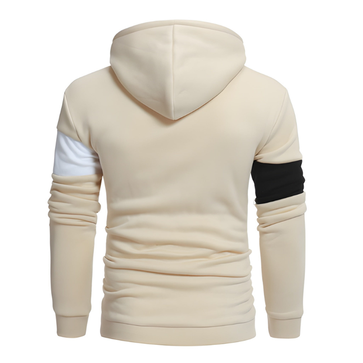 Men's Sweatshirt | Colorblock Hooded Fit | Trendy Mens Clothing