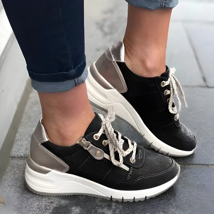 Women’s Walking Shoes | Cushioned Support | Lightweight & Flexible | Mesh/PU