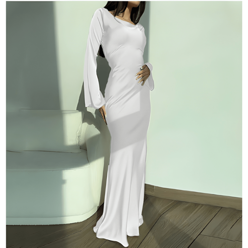 Women's Wedding Guest Dresses | Elegant Maxi Dress | Long Sleeve