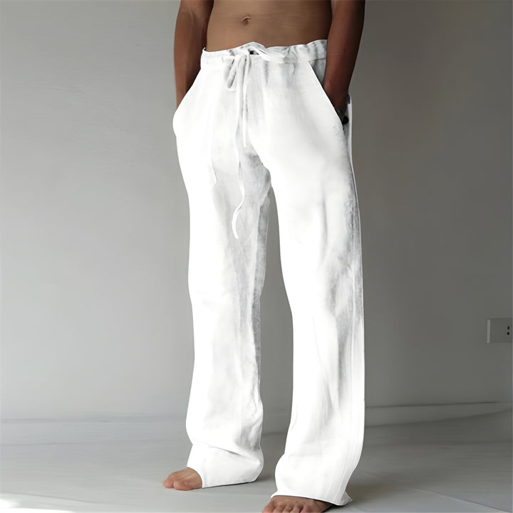 Men's Linen Trousers | Casual Summer Fit | Lightweight & Breathable | Premium Cotton
