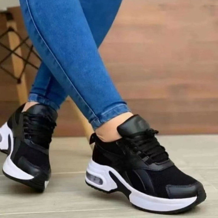 Women’s Trainers | Round Toe Sneakers with Bow | Comfortable Shoes