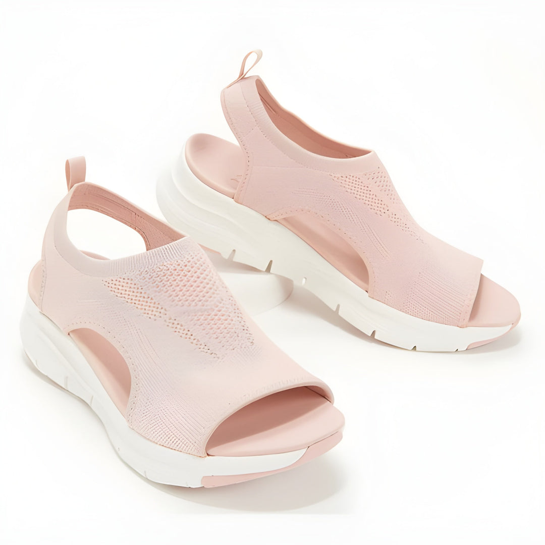 Women's Platform Sandals | Mesh Open Toe | Lightweight & Breathable | Wedge Sole