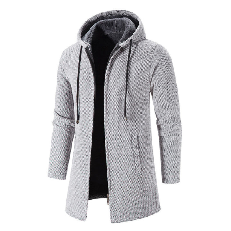 Men’s winter Jacket | Hooded Cardigan Zip Outerwear | Casual Daily Wear
