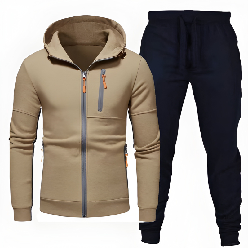 Men’s Tracksuit | Slim Fit | With Hood Zip | Winter