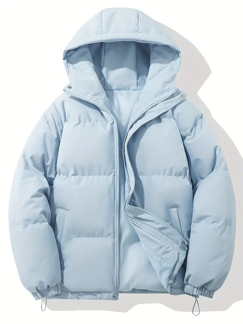Men’s Winter Jacket | Thick Warm Hooded Puffer Coat | Windproof Parka
