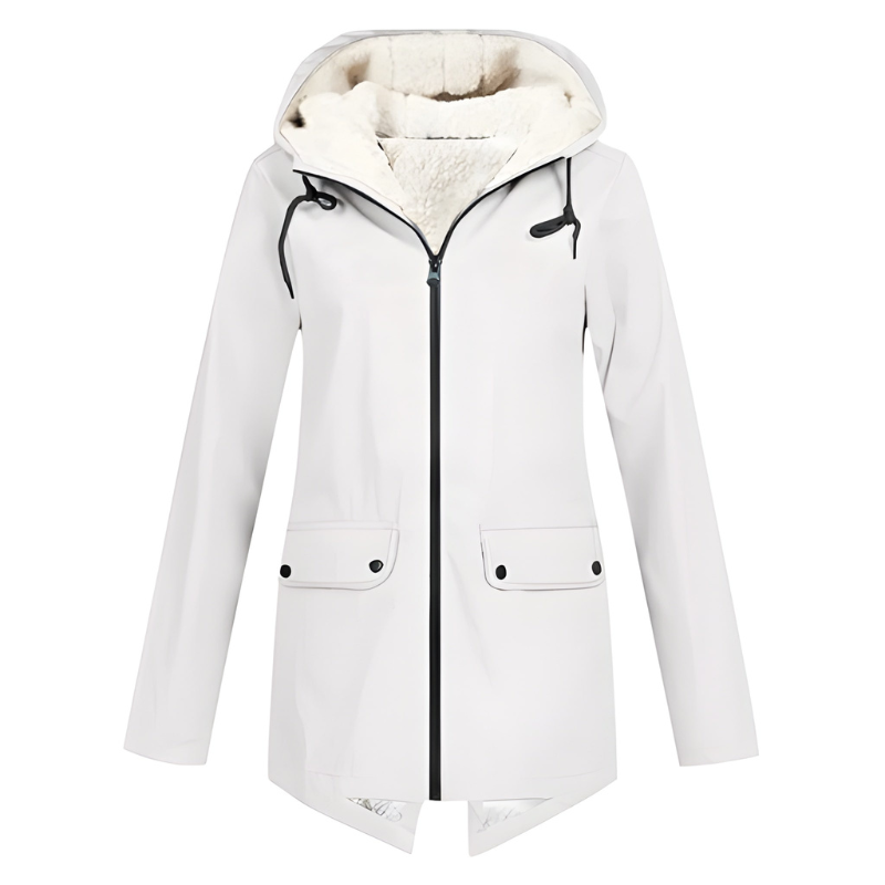 Women’s Coat | Waterproof Hooded Winter Clothing | Elegant Trench Style