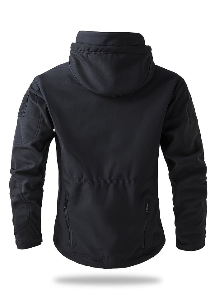 Men’s Tactical Jacket Slim Fit | Softshell & Windproof | Multi-Pocket Hooded