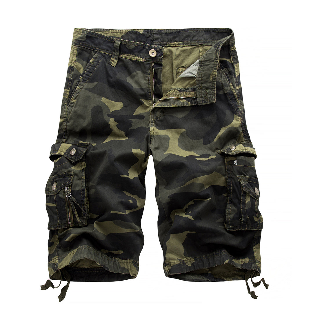 Men's Cargo Shorts | Camouflage & Multiple Pockets | Lightweight Cotton | Summer Street Style & Outdoor