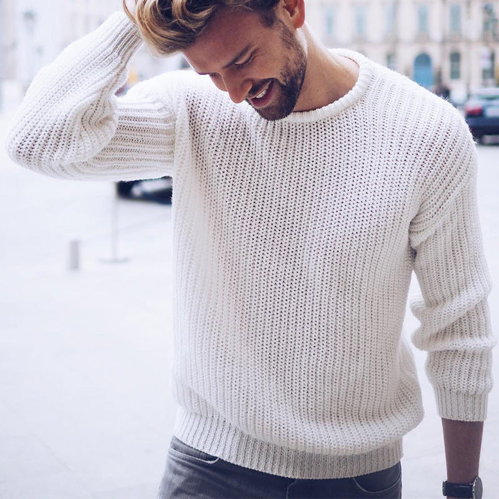Men's Sweatshirt | Textured Knit Look | Casual Mens Clothing