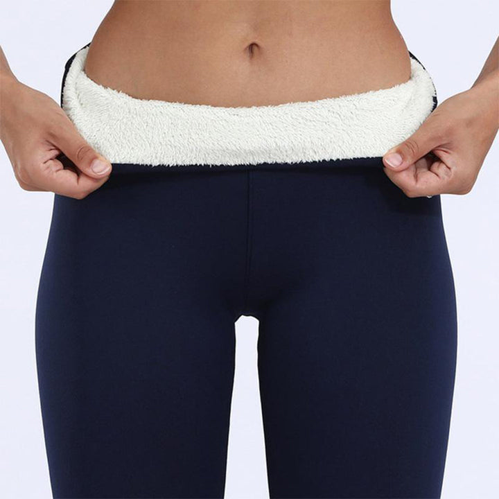 Women’s Winter Leggings | High Waist & Warm | Thick Pants | Ankle Length