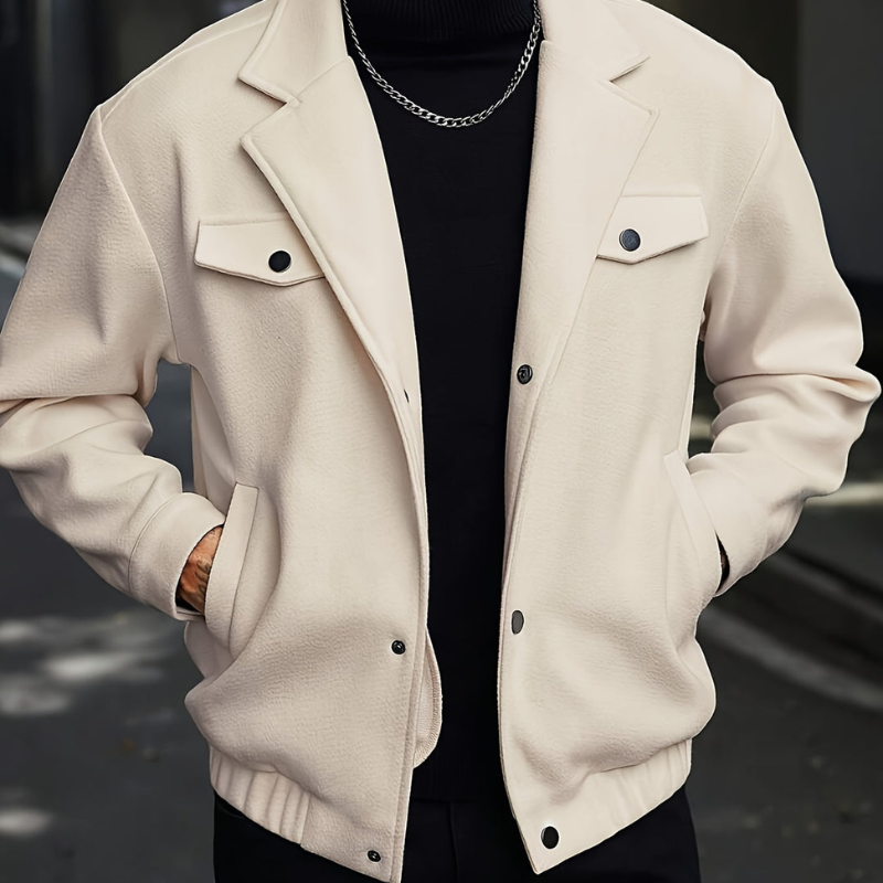 Men’s Jacket | Elegant | With Buttons | Winter