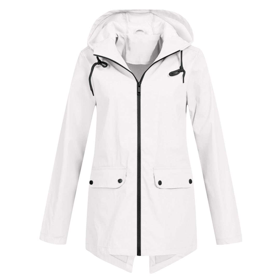 Women’s Windbreaker Jacket | Lightweight & Windproof | Hooded Zip-Up | Water-Resistant Hiking Coat