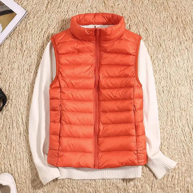 Women’s Down Vest Jacket | Ultralight Winter Sleeveless Coat