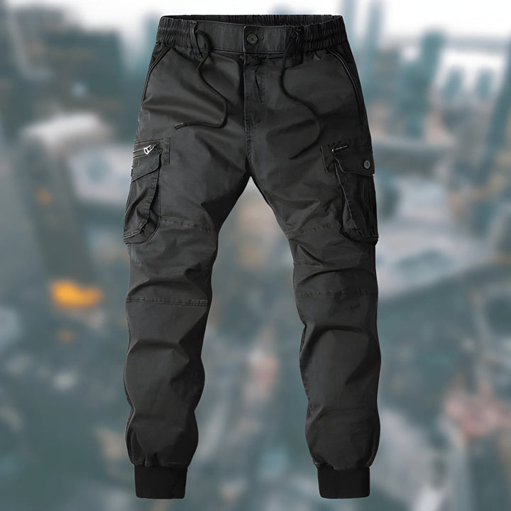 Men’s Cargo Trousers | Casual Joggers | Elastic Waist | Mens Clothing