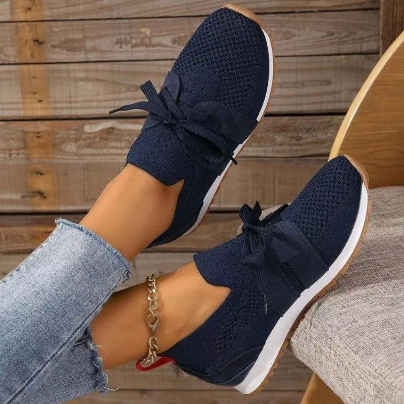 Women’s Trainers | Lightweight Knitted Sneakers | Slip-On Shoes