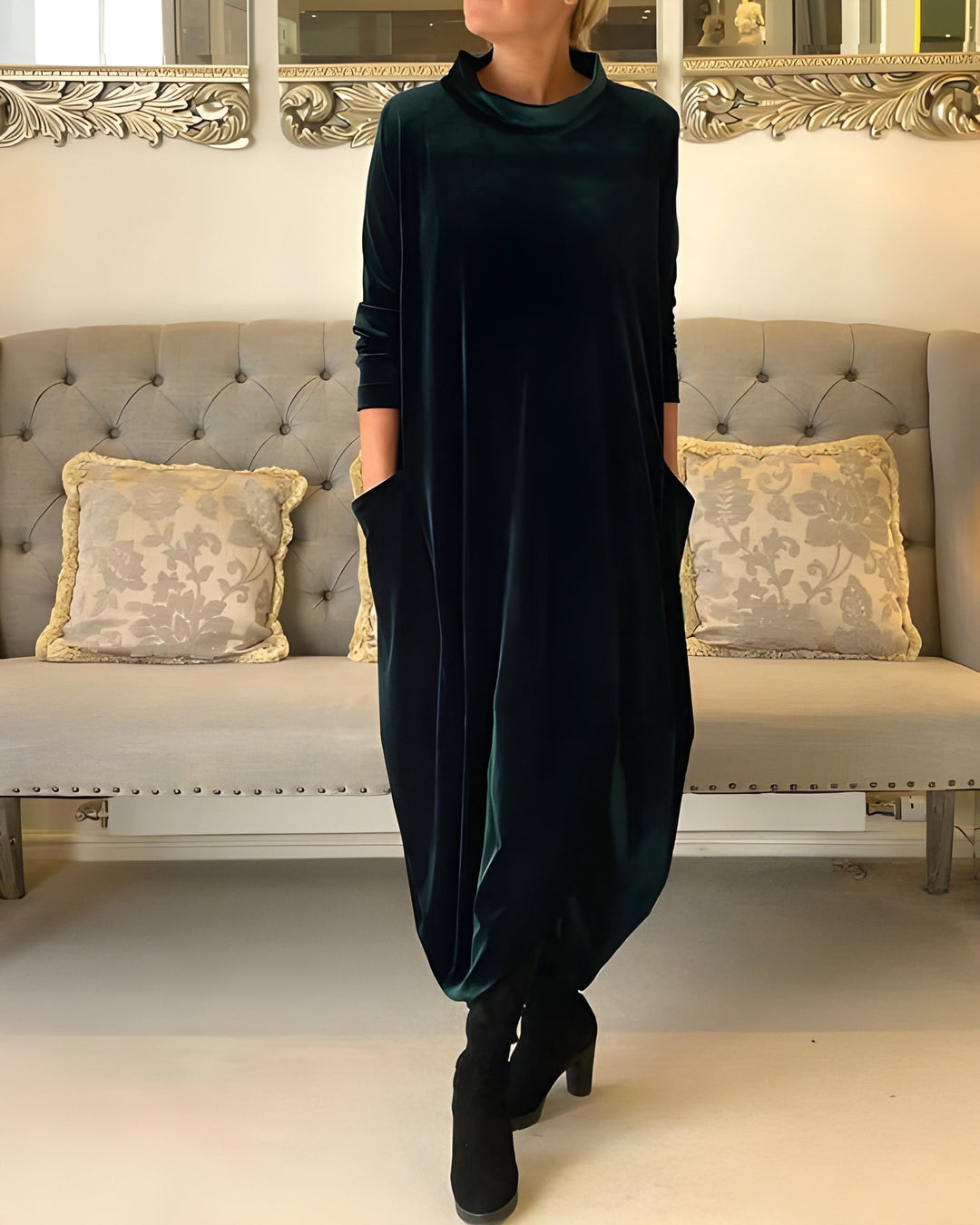 Women’s Velvet Dress | Long & Elegant | Autumn & Winter